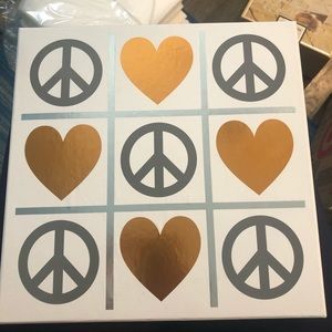 Jonathan Adler peace and love tic tac toe set